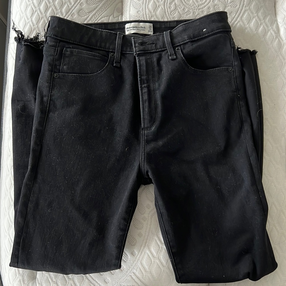 Abercrombie & fitch Black skinny jeans